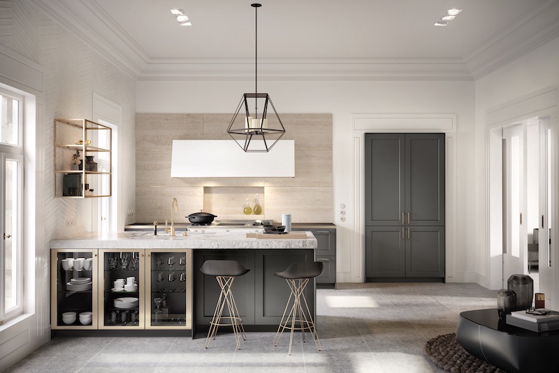 SieMatic keuken 2019 - Classic Lifestyle met marmer werkblad en moderne elementen #SieMatic #keuken #keukeninspiratie #keukendesign