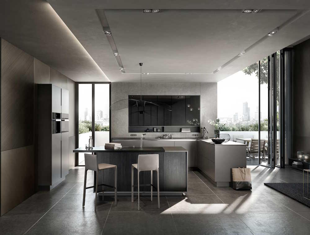 SieMatic keuken design in sterling grijs. SieMatic Collection PURE Lifestyle #siematic #pure #keuken #keukendesign