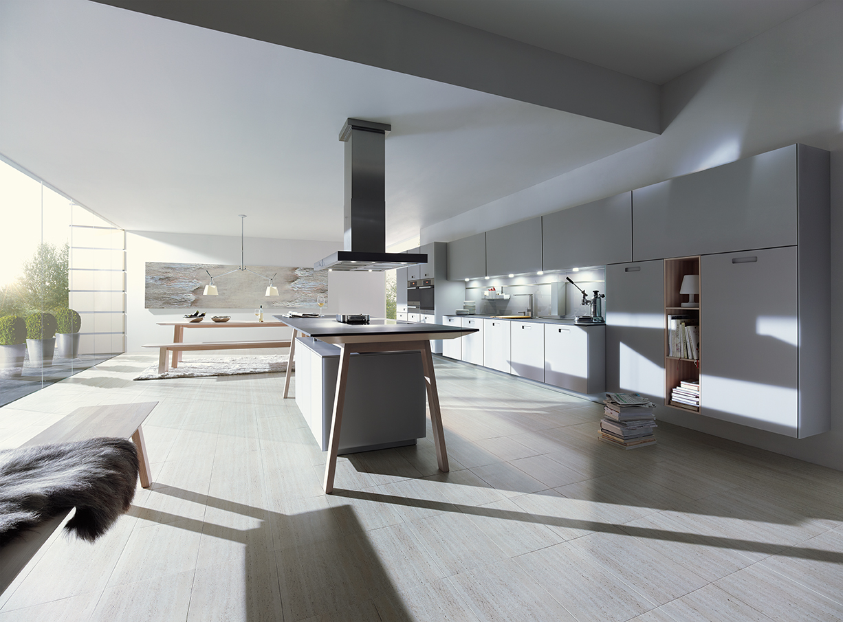 Modern design - keuken NX902 in steengrijs next125